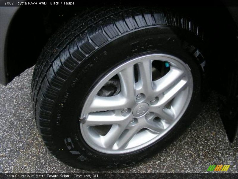 Black / Taupe 2002 Toyota RAV4 4WD
