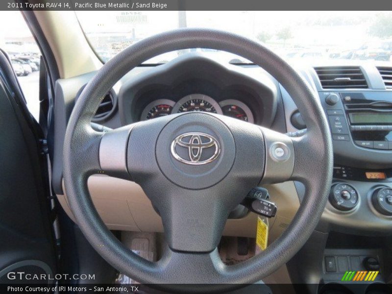 Pacific Blue Metallic / Sand Beige 2011 Toyota RAV4 I4