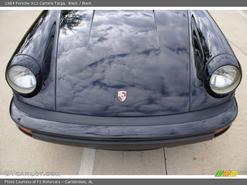 Black / Black 1984 Porsche 911 Carrera Targa