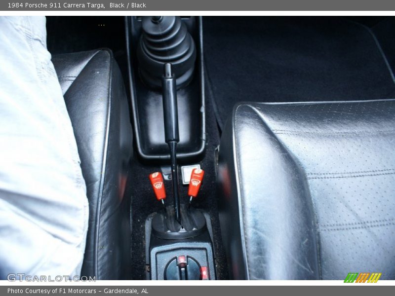 Controls of 1984 911 Carrera Targa