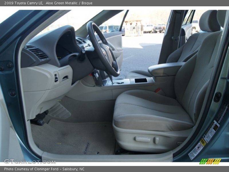 Aloe Green Metallic / Bisque 2009 Toyota Camry LE