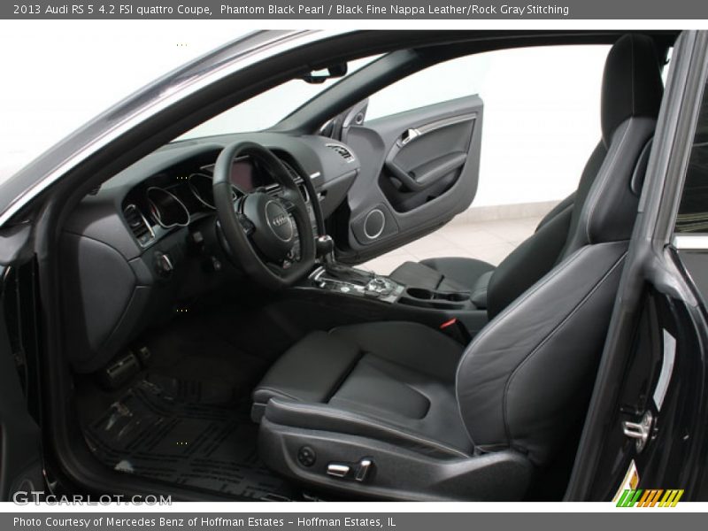 Phantom Black Pearl / Black Fine Nappa Leather/Rock Gray Stitching 2013 Audi RS 5 4.2 FSI quattro Coupe