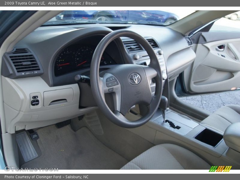 Aloe Green Metallic / Bisque 2009 Toyota Camry LE