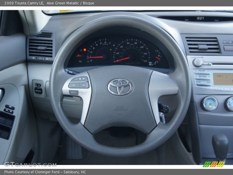 Aloe Green Metallic / Bisque 2009 Toyota Camry LE