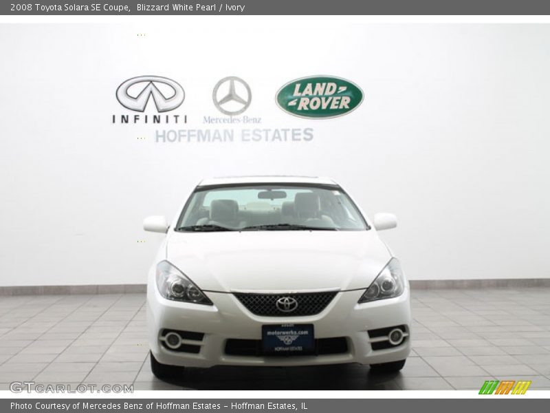 Blizzard White Pearl / Ivory 2008 Toyota Solara SE Coupe