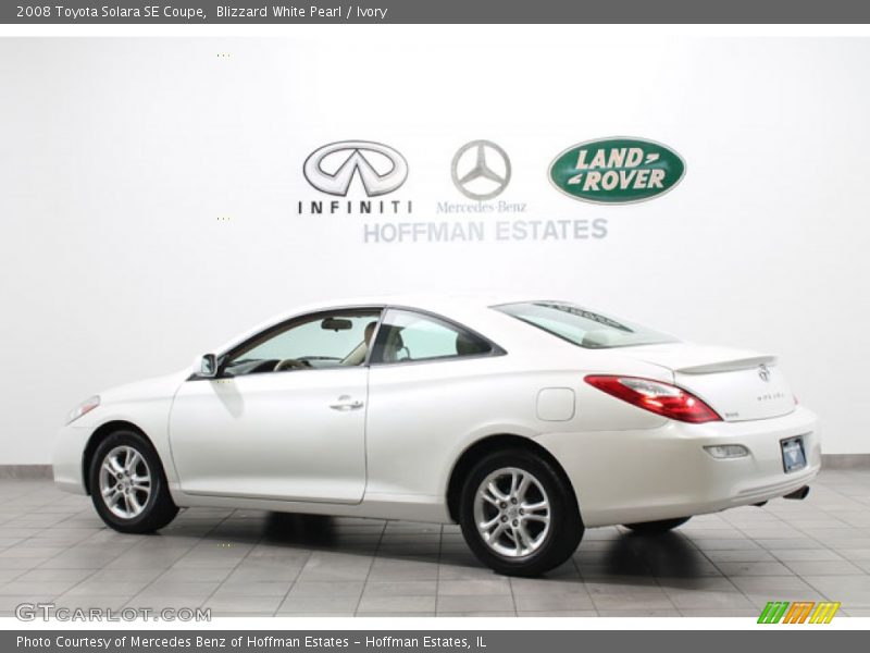 Blizzard White Pearl / Ivory 2008 Toyota Solara SE Coupe