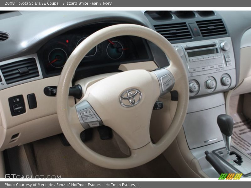 Blizzard White Pearl / Ivory 2008 Toyota Solara SE Coupe