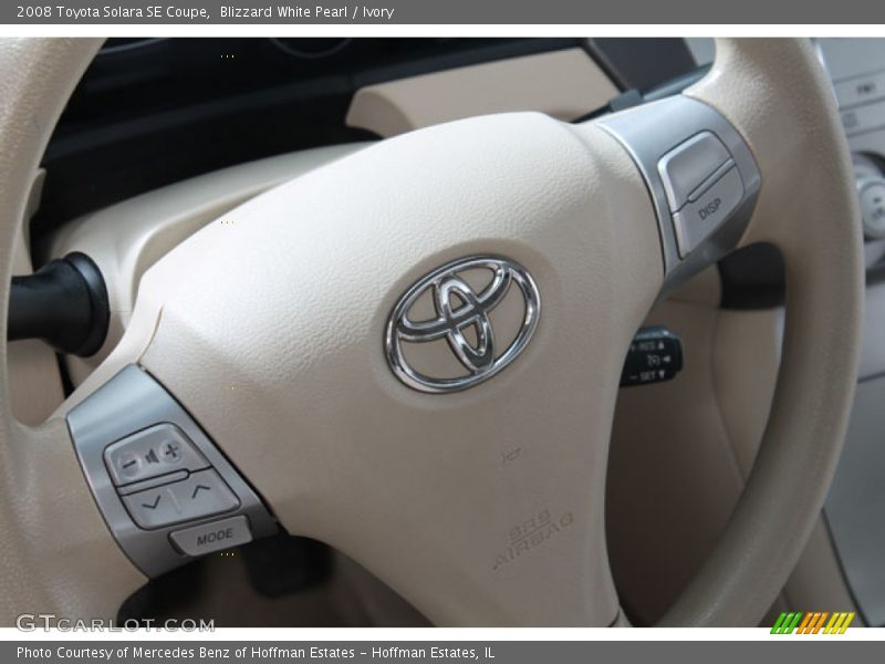 Blizzard White Pearl / Ivory 2008 Toyota Solara SE Coupe