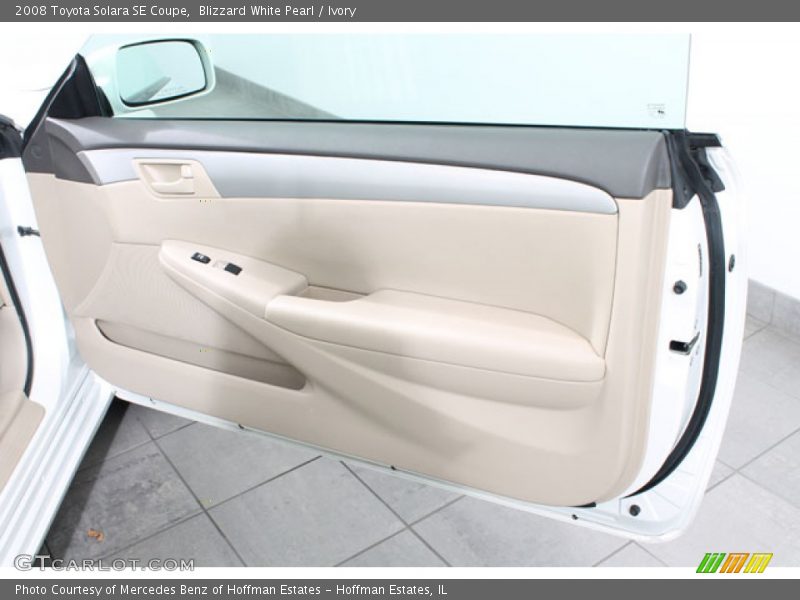 Blizzard White Pearl / Ivory 2008 Toyota Solara SE Coupe