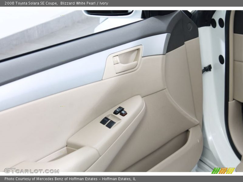 Blizzard White Pearl / Ivory 2008 Toyota Solara SE Coupe