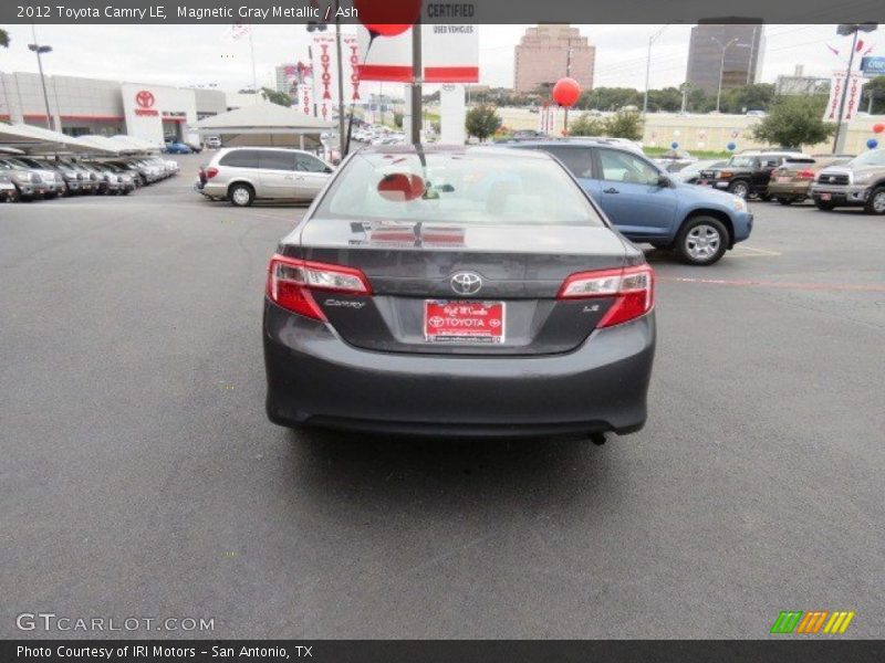 Magnetic Gray Metallic / Ash 2012 Toyota Camry LE