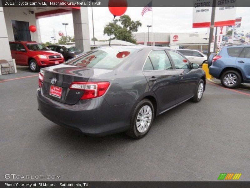 Magnetic Gray Metallic / Ash 2012 Toyota Camry LE