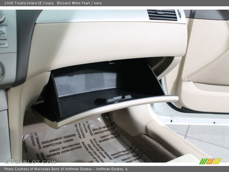 Blizzard White Pearl / Ivory 2008 Toyota Solara SE Coupe