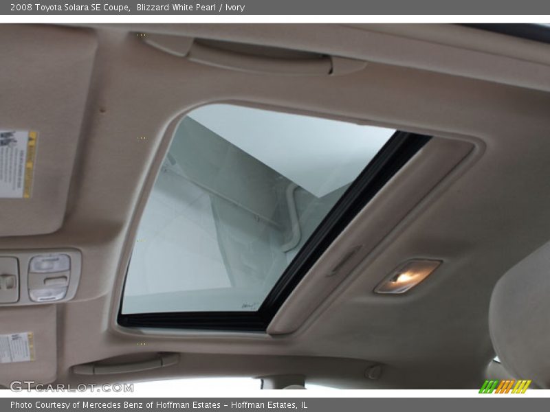 Blizzard White Pearl / Ivory 2008 Toyota Solara SE Coupe