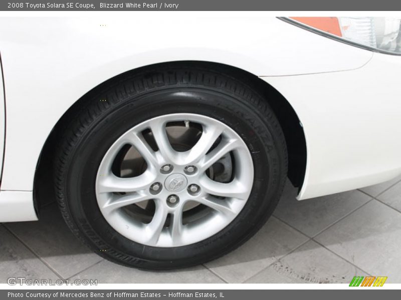 Blizzard White Pearl / Ivory 2008 Toyota Solara SE Coupe