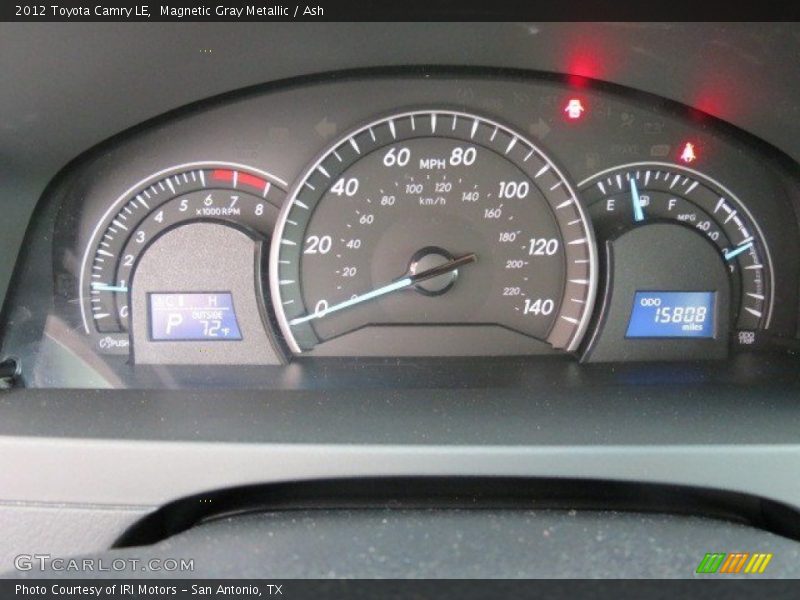 Magnetic Gray Metallic / Ash 2012 Toyota Camry LE