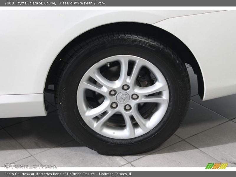 Blizzard White Pearl / Ivory 2008 Toyota Solara SE Coupe