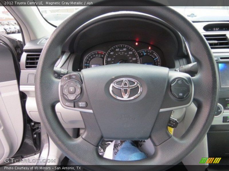 Magnetic Gray Metallic / Ash 2012 Toyota Camry LE