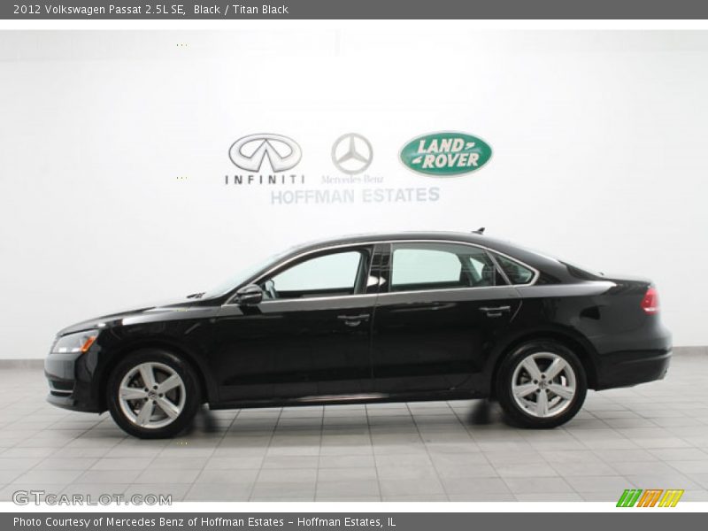 Black / Titan Black 2012 Volkswagen Passat 2.5L SE