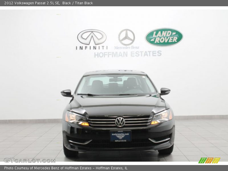 Black / Titan Black 2012 Volkswagen Passat 2.5L SE