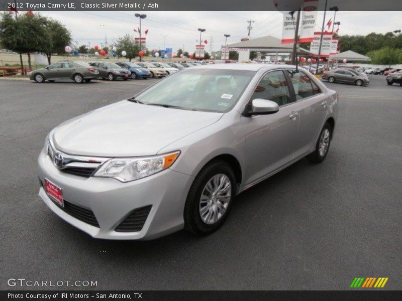 Classic Silver Metallic / Ash 2012 Toyota Camry LE