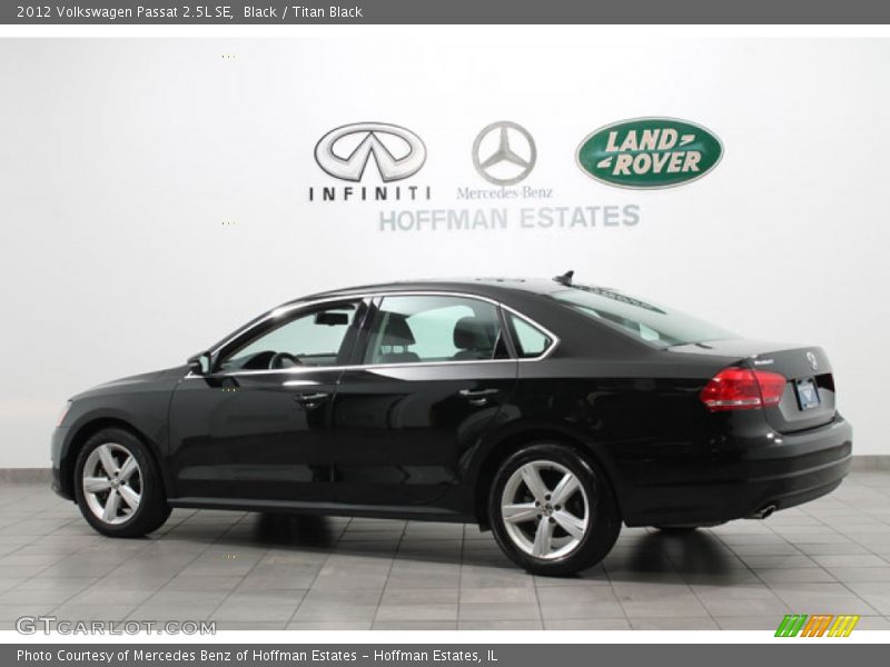 Black / Titan Black 2012 Volkswagen Passat 2.5L SE