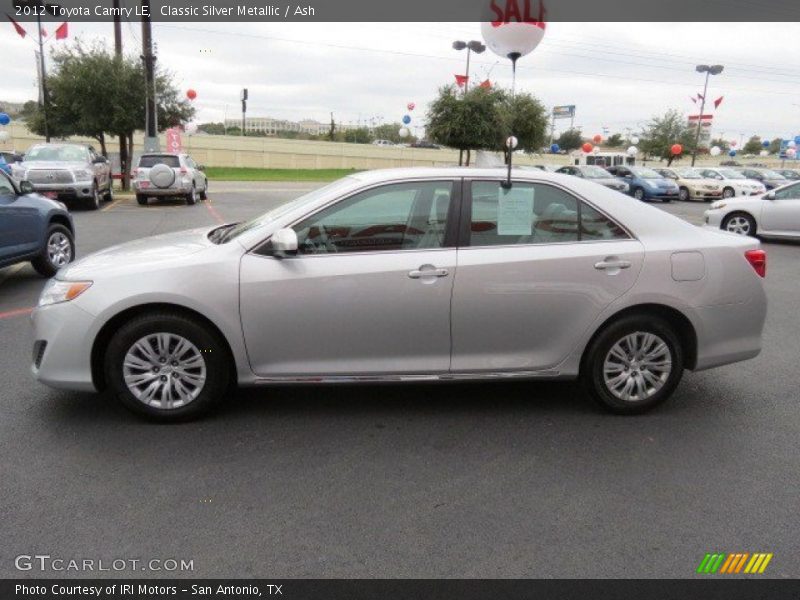 Classic Silver Metallic / Ash 2012 Toyota Camry LE