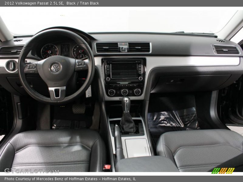 Black / Titan Black 2012 Volkswagen Passat 2.5L SE