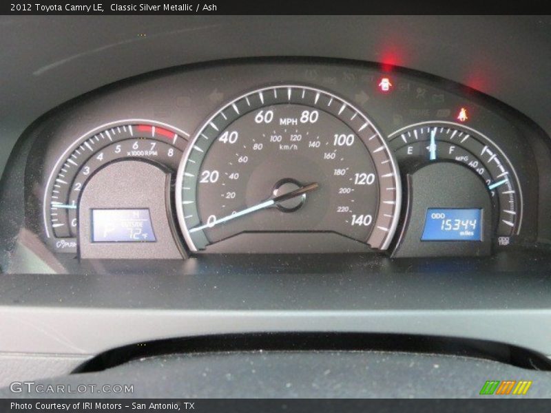 Classic Silver Metallic / Ash 2012 Toyota Camry LE