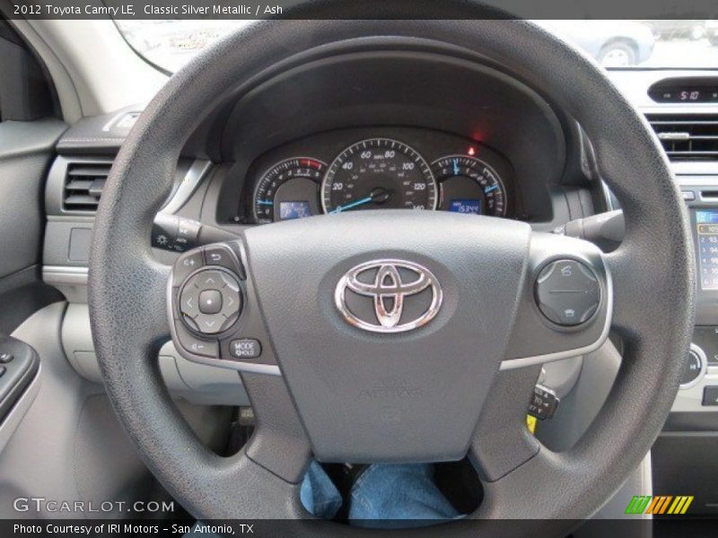 Classic Silver Metallic / Ash 2012 Toyota Camry LE