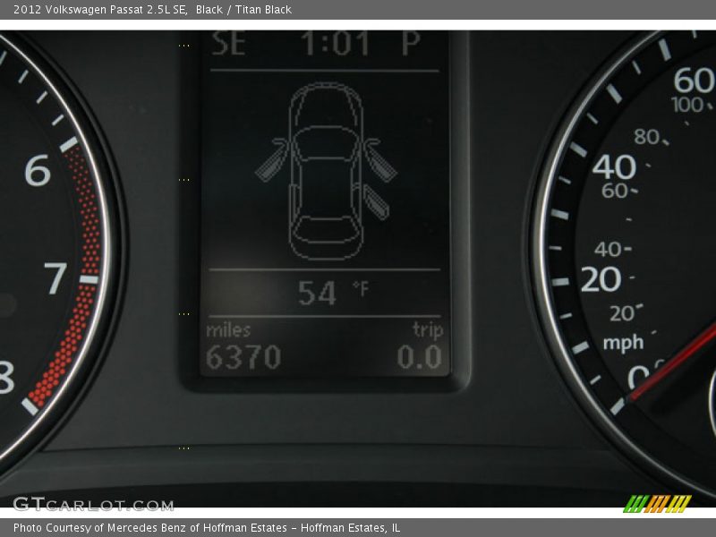 Black / Titan Black 2012 Volkswagen Passat 2.5L SE