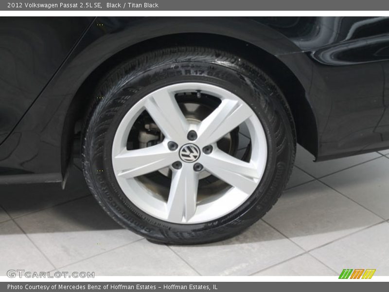 Black / Titan Black 2012 Volkswagen Passat 2.5L SE