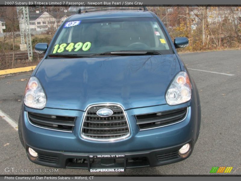 Newport Blue Pearl / Slate Gray 2007 Subaru B9 Tribeca Limited 7 Passenger