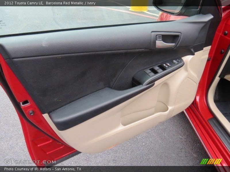 Barcelona Red Metallic / Ivory 2012 Toyota Camry LE