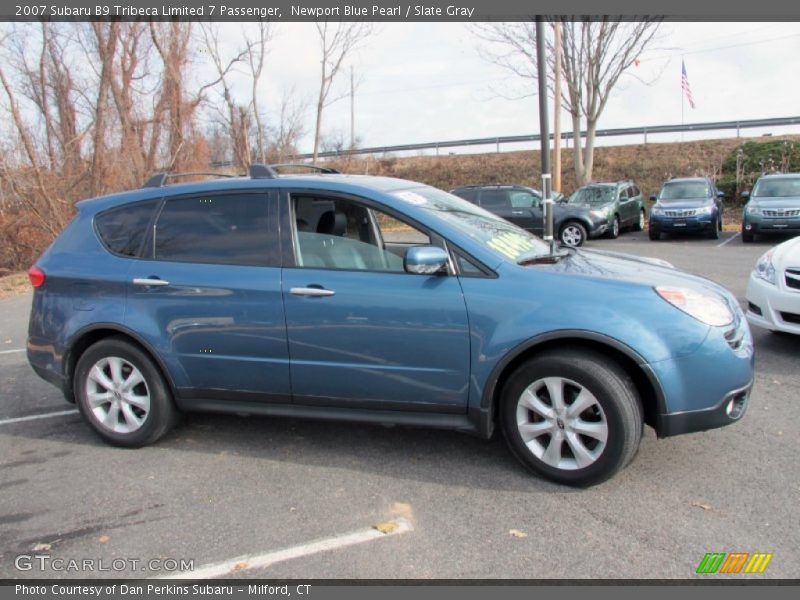 Newport Blue Pearl / Slate Gray 2007 Subaru B9 Tribeca Limited 7 Passenger