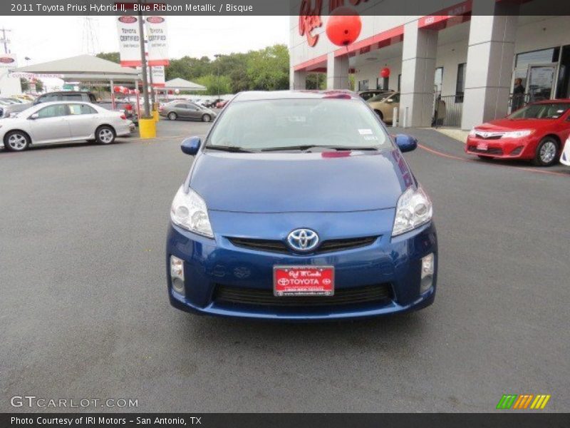 Blue Ribbon Metallic / Bisque 2011 Toyota Prius Hybrid II
