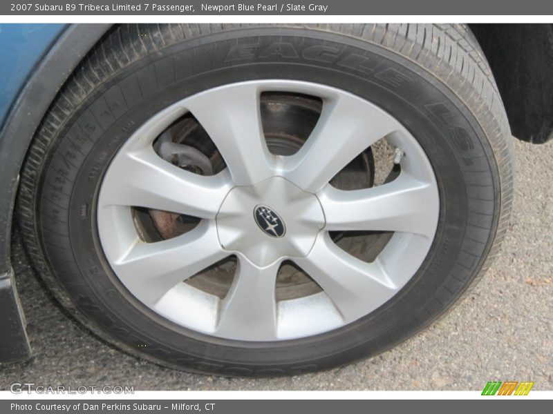 Newport Blue Pearl / Slate Gray 2007 Subaru B9 Tribeca Limited 7 Passenger