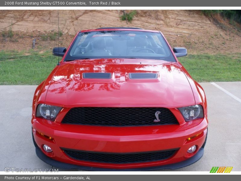 Torch Red / Black 2008 Ford Mustang Shelby GT500 Convertible