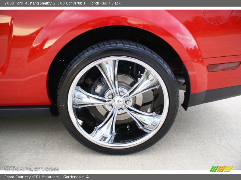 Torch Red / Black 2008 Ford Mustang Shelby GT500 Convertible
