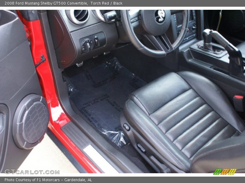 Torch Red / Black 2008 Ford Mustang Shelby GT500 Convertible