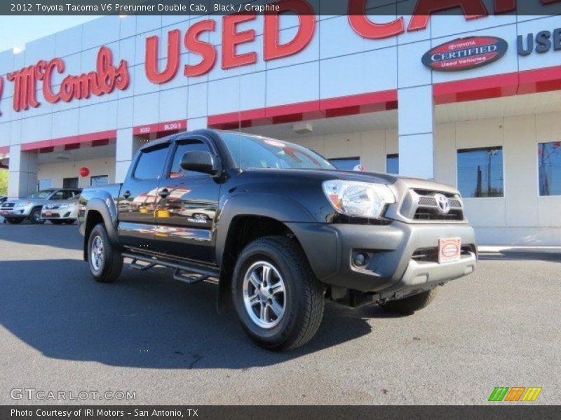 Black / Graphite 2012 Toyota Tacoma V6 Prerunner Double Cab