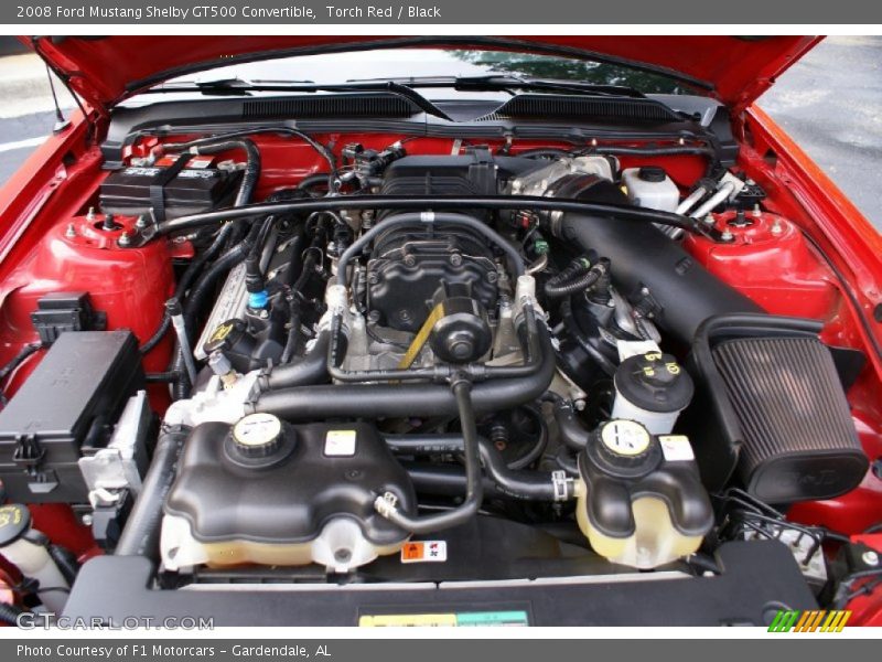  2008 Mustang Shelby GT500 Convertible Engine - 5.4 Liter Supercharged DOHC 32-Valve V8