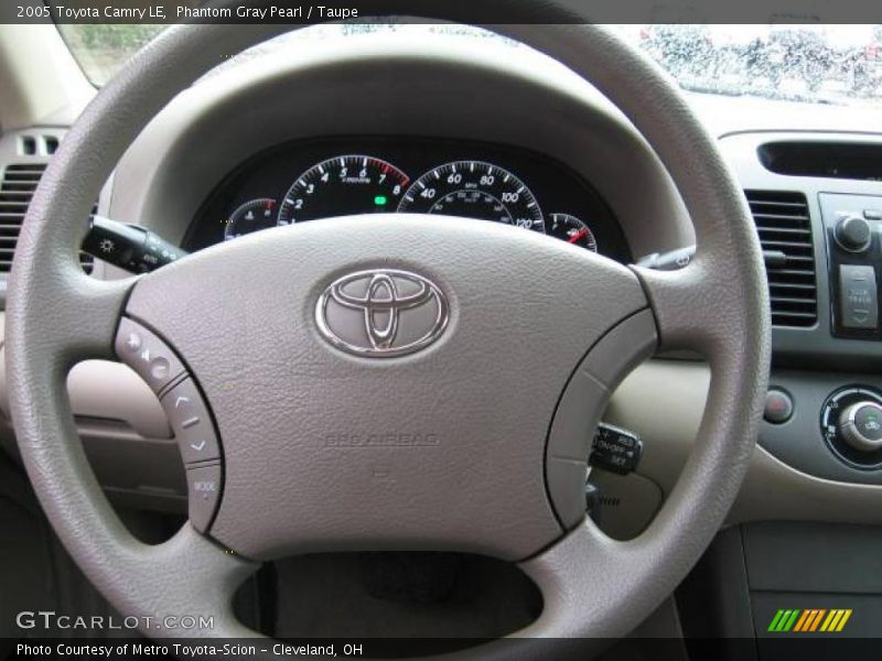 Phantom Gray Pearl / Taupe 2005 Toyota Camry LE