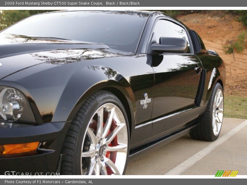 Black / Black/Black 2009 Ford Mustang Shelby GT500 Super Snake Coupe