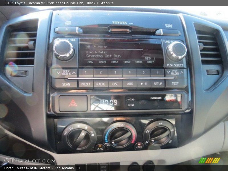 Black / Graphite 2012 Toyota Tacoma V6 Prerunner Double Cab