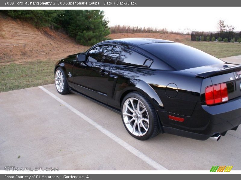 Black / Black/Black 2009 Ford Mustang Shelby GT500 Super Snake Coupe