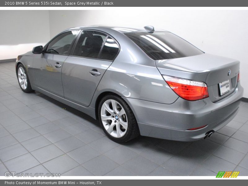Space Grey Metallic / Black 2010 BMW 5 Series 535i Sedan