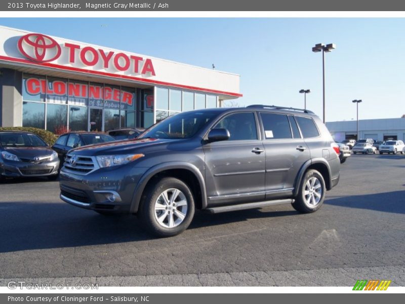 Magnetic Gray Metallic / Ash 2013 Toyota Highlander