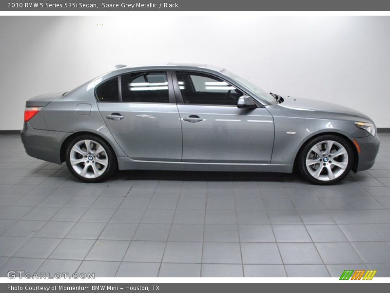 Space Grey Metallic / Black 2010 BMW 5 Series 535i Sedan