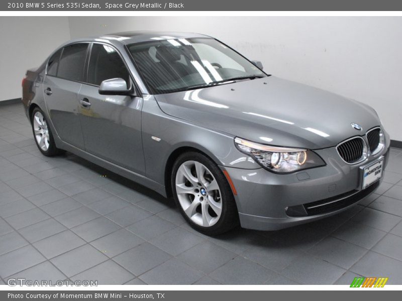 Space Grey Metallic / Black 2010 BMW 5 Series 535i Sedan